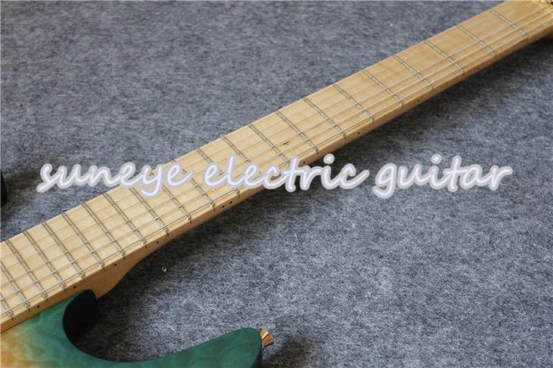 Новое поступление Custom Shop стеганая отделка домкраты стиль электрогитара левшей