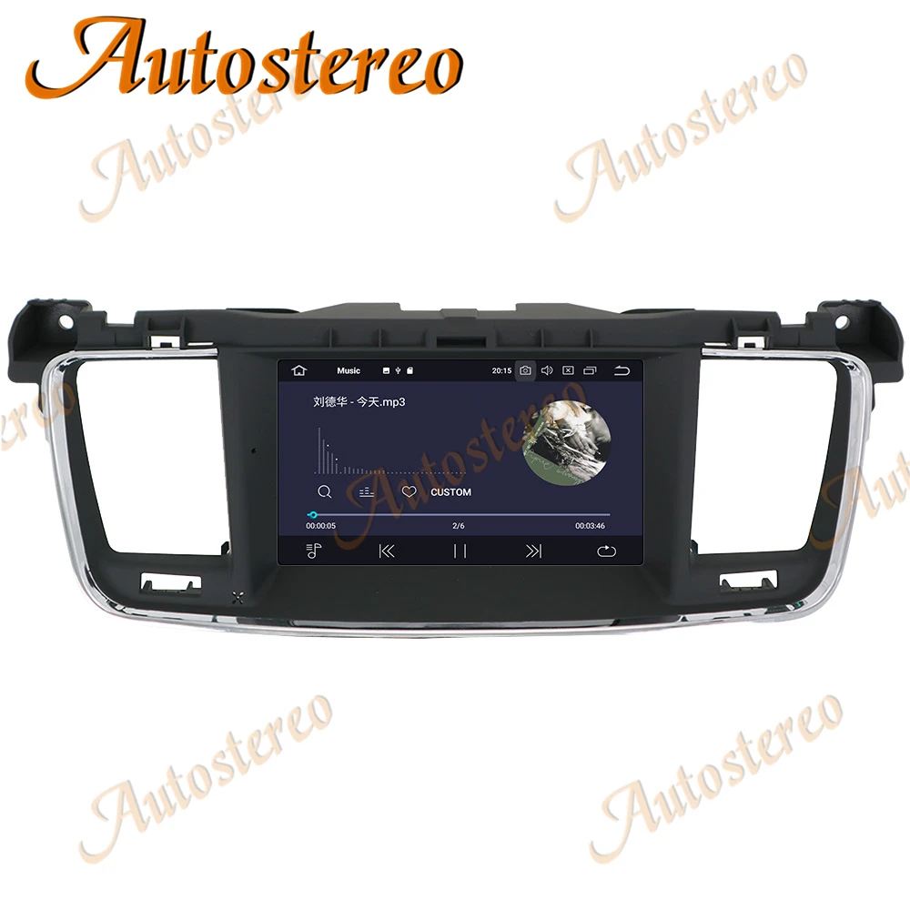 Android 10 0 4G + 64G Автомобильный gps навигатор для PEUGEOT 508 2011 2017 мультимедийный плеер Авто