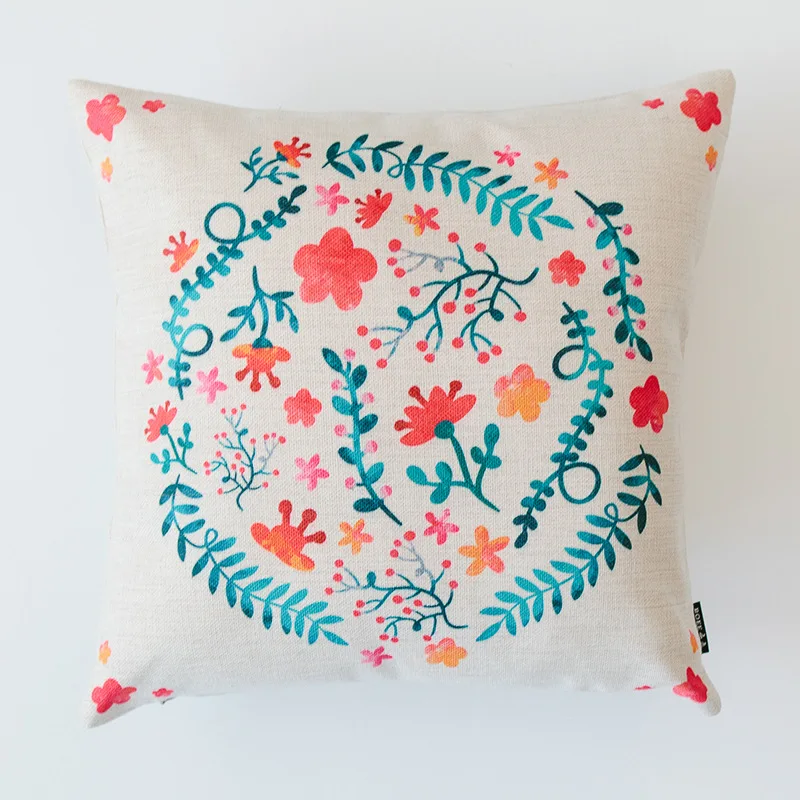 Европейский стиль толстый хлопок и лен обнимает наволочка машина диван подушка