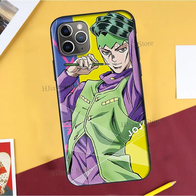 Чехол JOJO Bizarre Adventure Anime для iPhone 11 Pro Max 12 mini SE 2020 X XR XS 7 8 Plus | Мобильные телефоны и