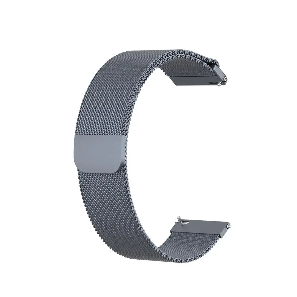 Gray COMLYO, 22 мм, Смарт-часы, браслеты на запястье для Garmin vivoactive, 4 ремешка, Миланский ремешок для часов, браслет на запястье Garmin Vivoactive4 - Цвет: Gray