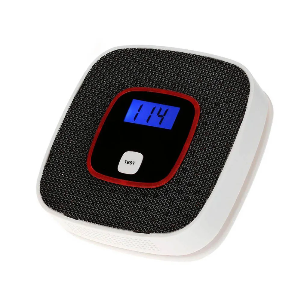 Датчик сигнализации об отравлении угарным газом с ЖК-дисплеем датчик дыма