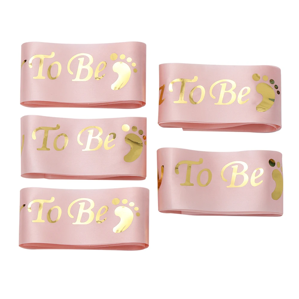 1 шт. розовый золотой голубой ремень на плечо украшение для детского душа пояс