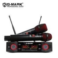 wireless microphone g mark ew100 professional uhf karaoke handheld mic frequency adjustable 80m for party show stage wedding