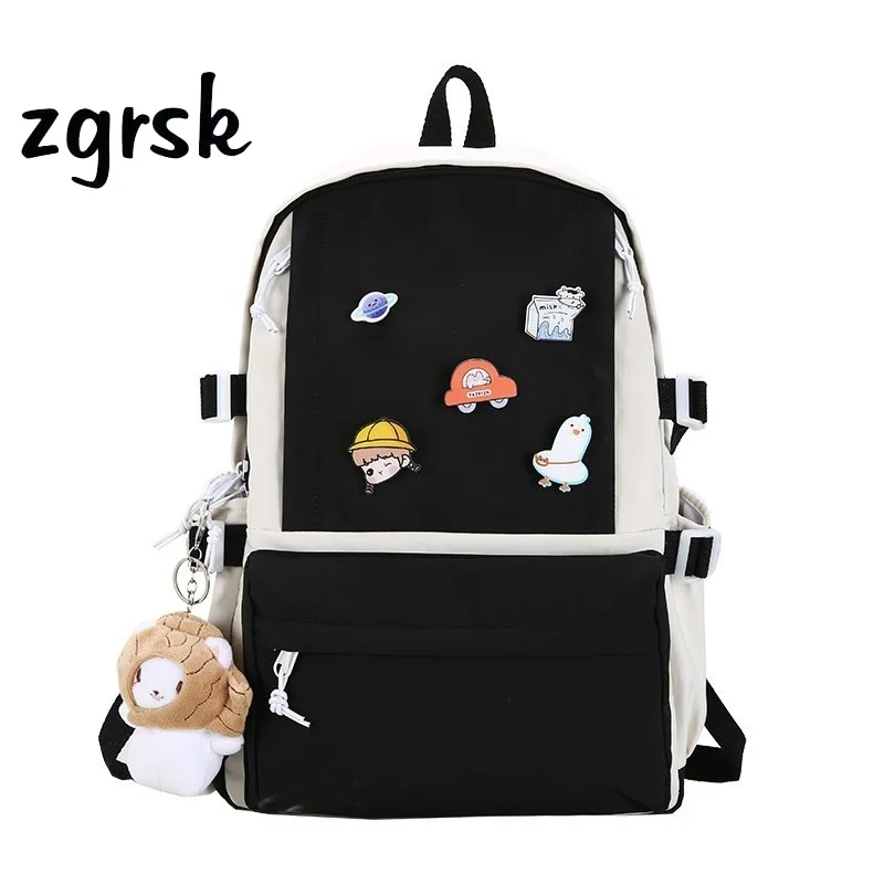 

Female Geometric Backpack Luxury Classic Black Vintage Fashionable School Bags For Teenage Girls Sac A Dos Schoolbag