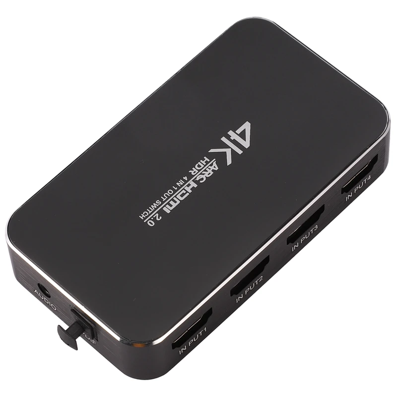 HDMI переключатель 2 0 4K 60 Гц HDR Сплиттер 4 в 1 выход o Extractor ARC & IR Control для PS3 PS4 HDTV US