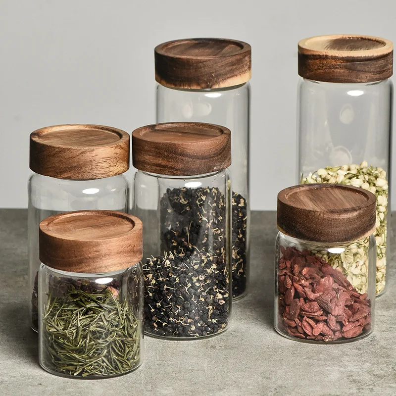 

Glass Jars, Airtight Jars, Kitchen Grain Storage Jars, Snacks, Dried Fruit Storage Jars