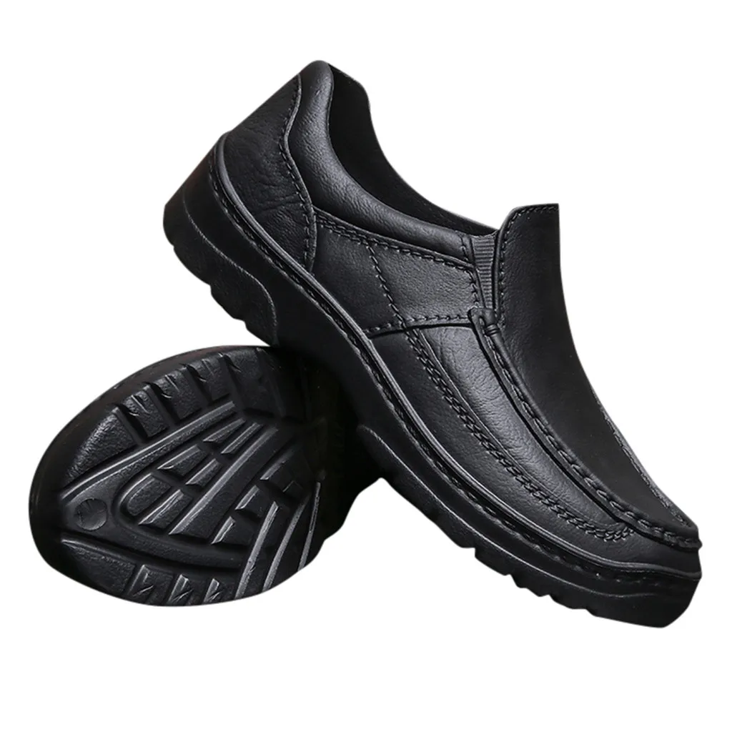 

Men Casual Shoes Ultra-light Eva Driving Shoes Waterproof Wear-resistant Casual Fashion Black Shoes Male