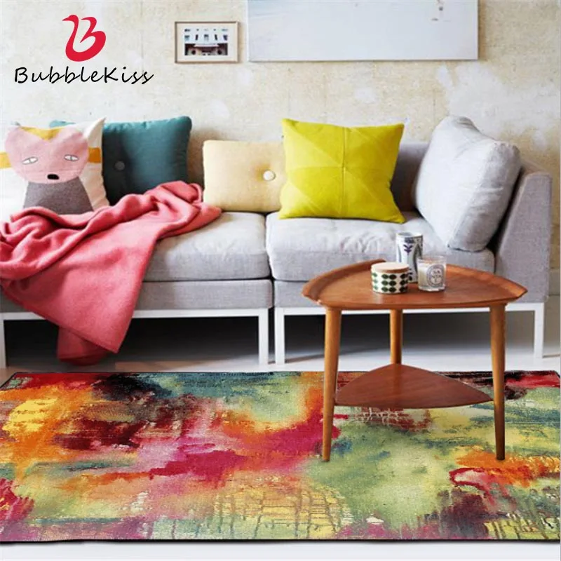 Воздушный поцелуй в европейском стиле с абстрактным цветным рисунком для