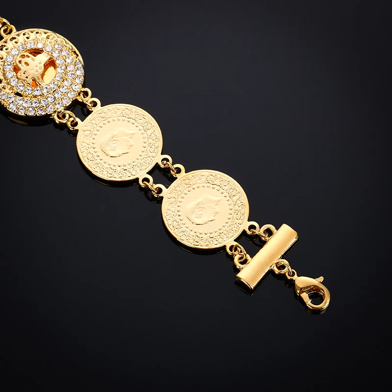 ААА с украшением в виде кристаллов для мусульманских браслет женщин/для мужчин