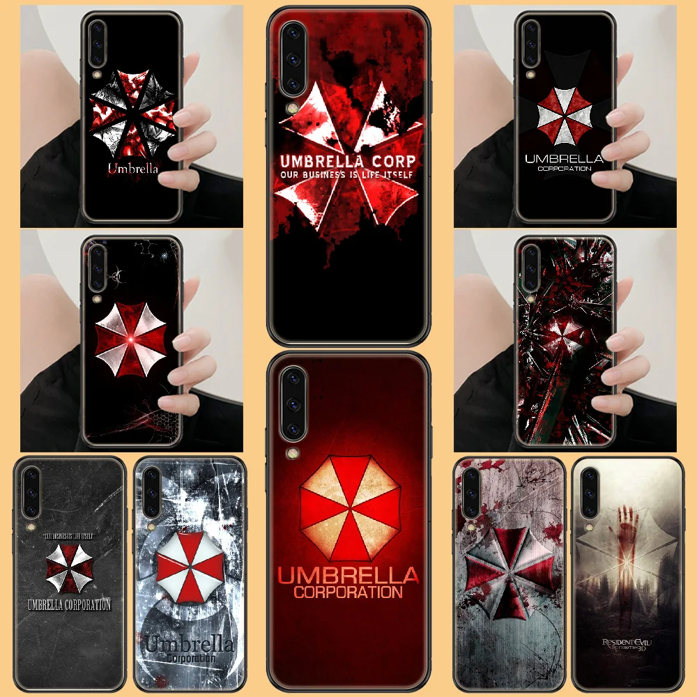 Чехол umbrella corporation для телефона Samsung Galaxy A 3 5 7 8 10 20 21 30 40 50 51 70 71 E S 2016 2018 4G черный 3D