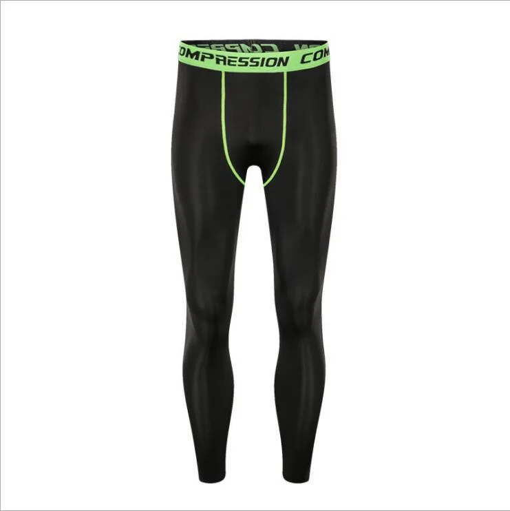 Спортивные Леггинсы для бега мужские эластичные леггинсы дышащие фитнеса