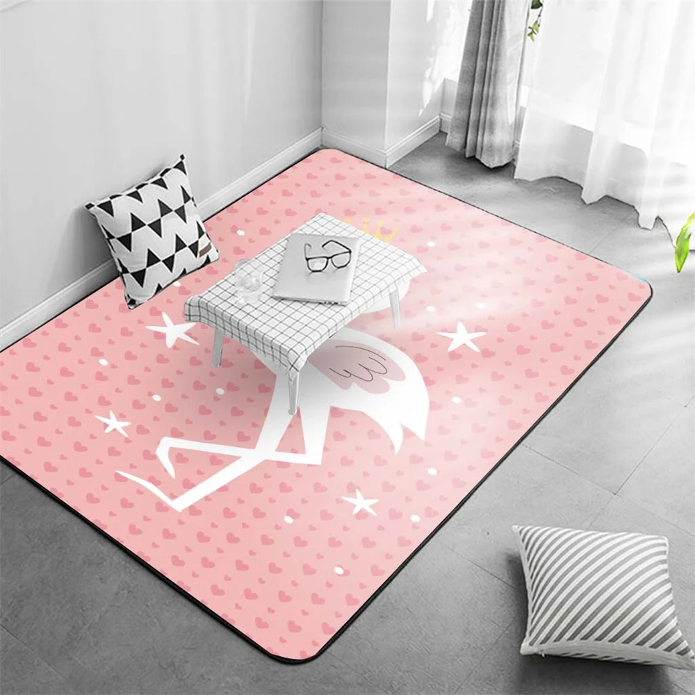 Мультяшный Единорог фламинго лиса ковер декор для детской комнаты игровой