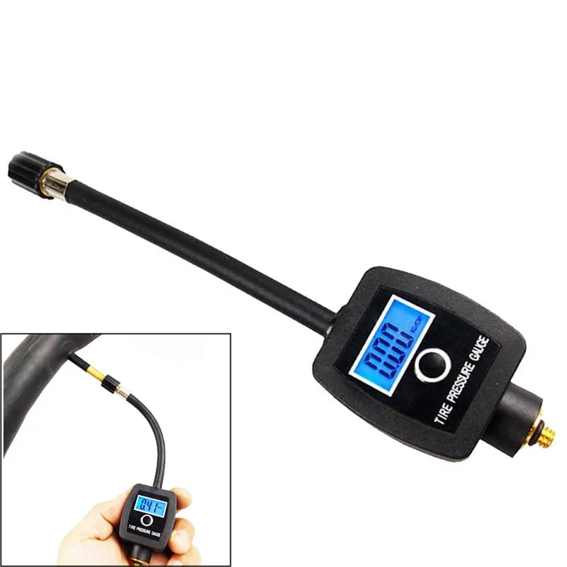 

Tire Pressure Gauge Electronic Tire Pressure Gauge Easily Installation Personal Portable Digital Display Bicycle Parts for Motor