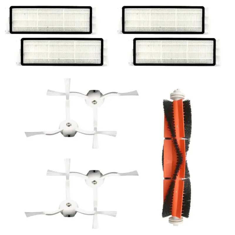 

1 Set Vacuum Cleaner Kit Main Brush Side Brush Filter Suitable for Xiaomi Roborock S50