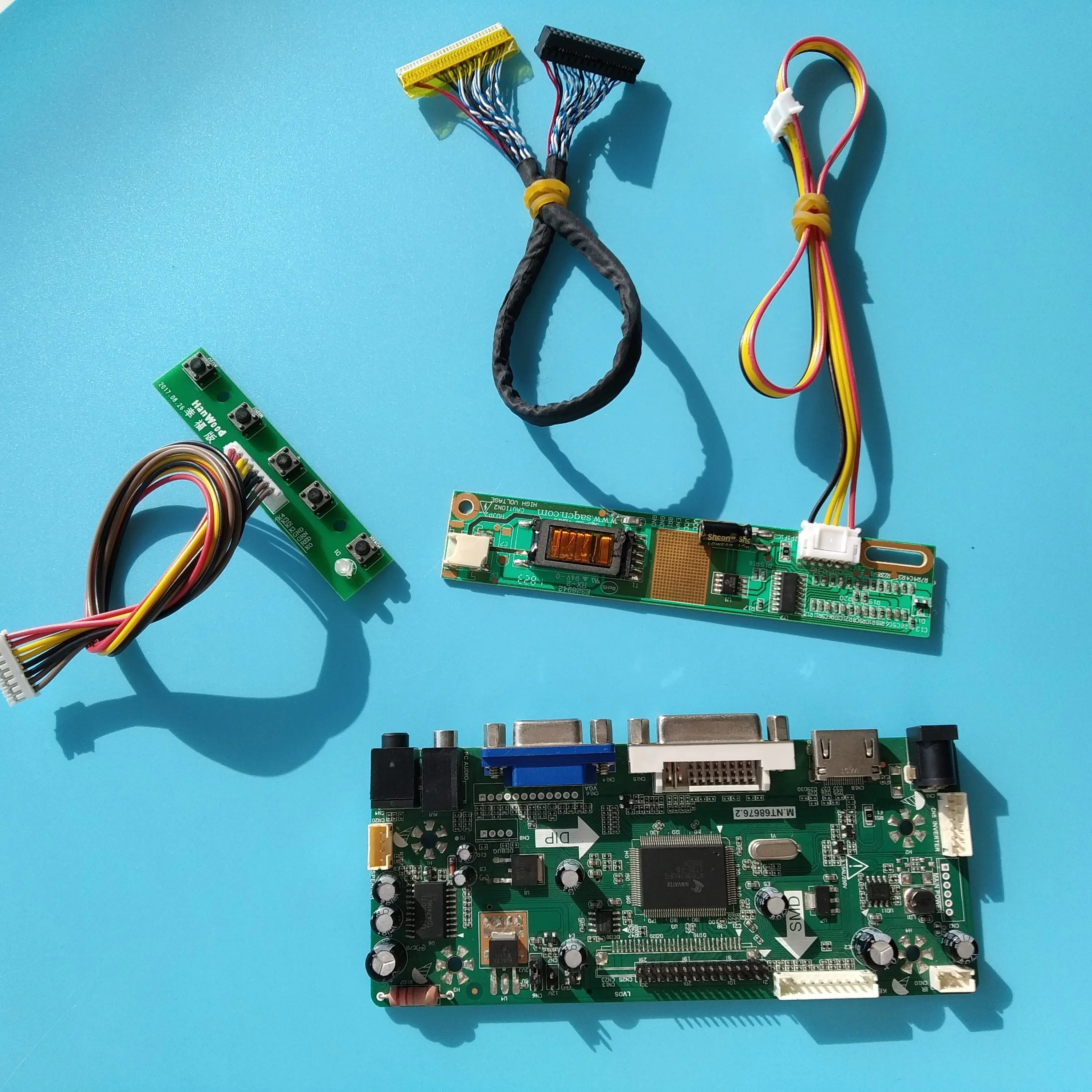 Для 30 контактных LP154WX4 TL 1 лампы 1280X800 панель NT68676 HDMI совместимый + DVI VGA ЖК комплект