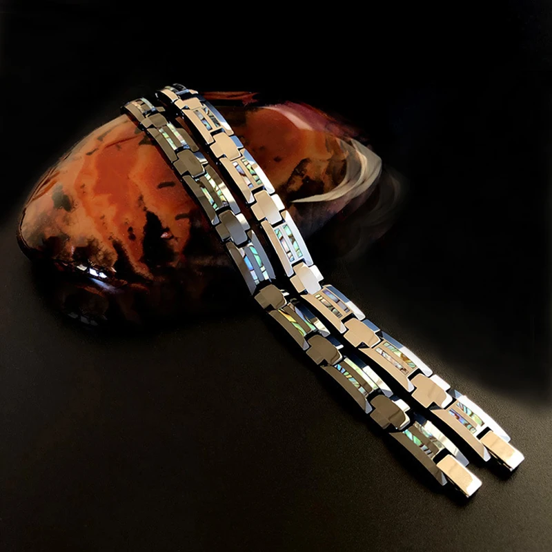 Магнитный браслет для мужчин и женщин роскошные черные керамические браслеты из