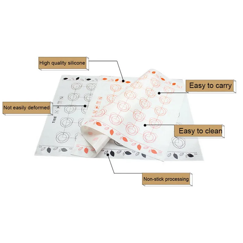 Кремниевые подушки для запекания жаропрочная посуда фондан коврик духового