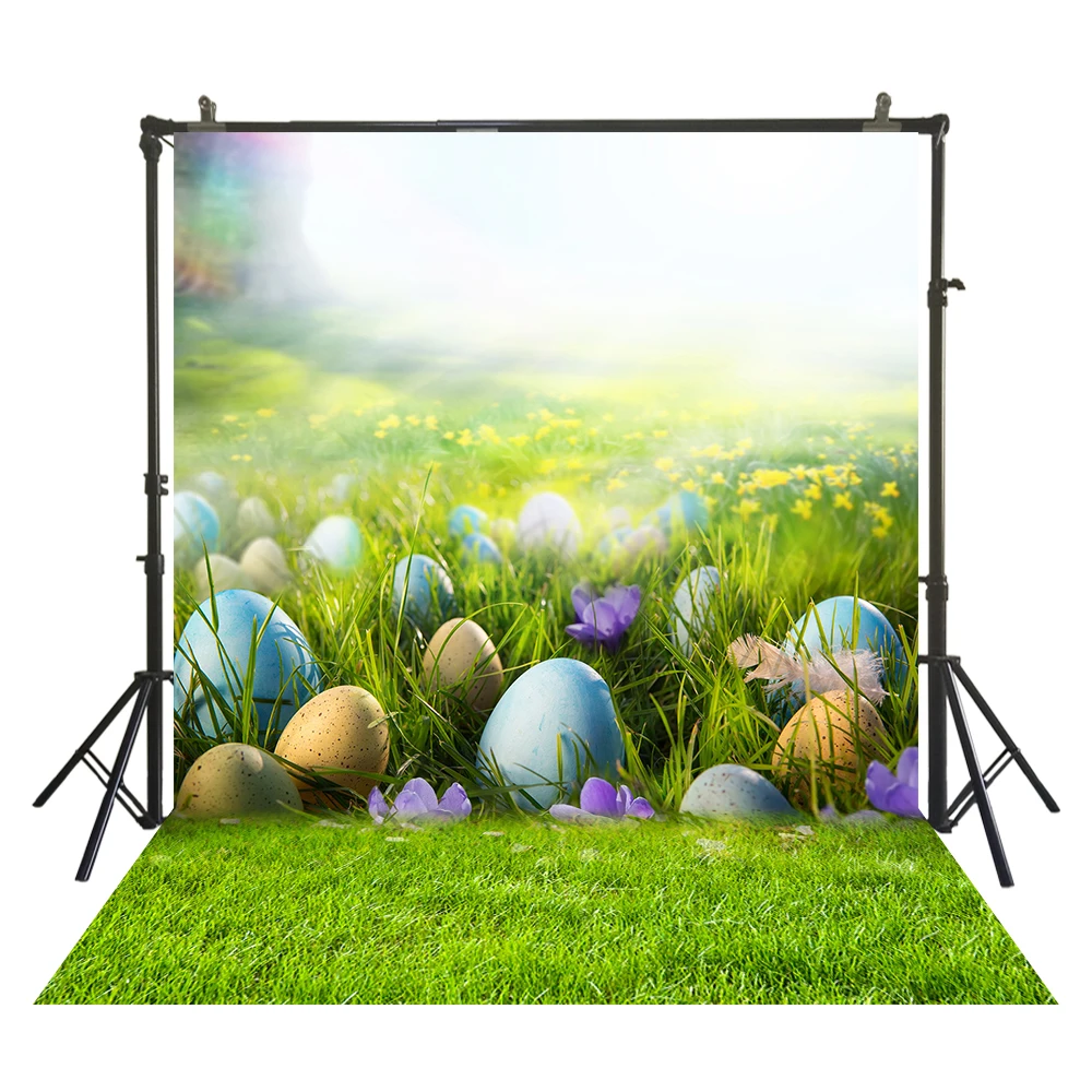 HUAYI Пасхальный день фотография фон для новорожденных детей весенний фото стенд