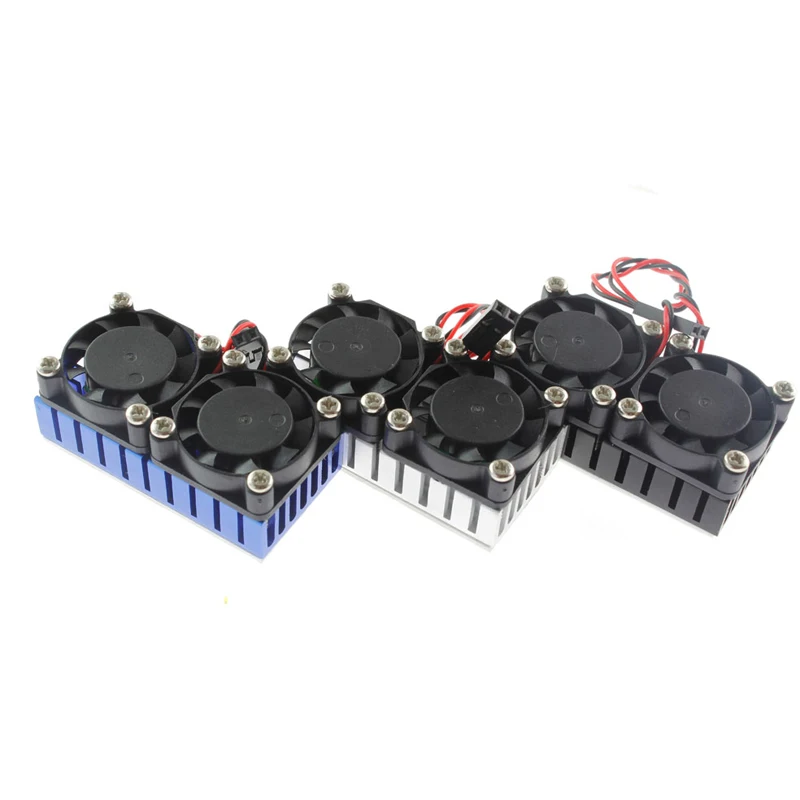Raspberry Pi 3 Модель B + модуль системы двойного вентилятора цвета синий черный