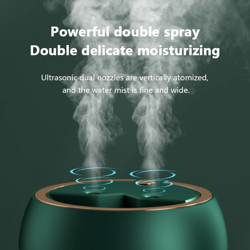 Увлажнитель воздуха ультразвуковой емкостью 1 8 л с двумя насадками и