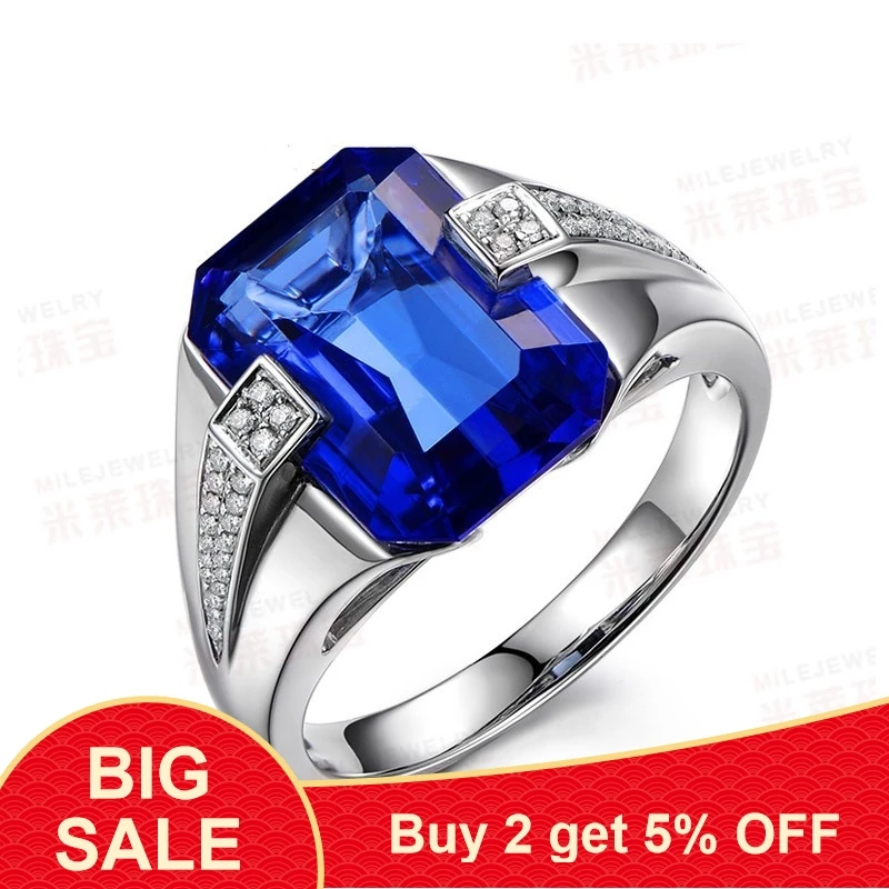 Мужское кольцо в винтажном стиле роскошные серебристые кольца с фианитами