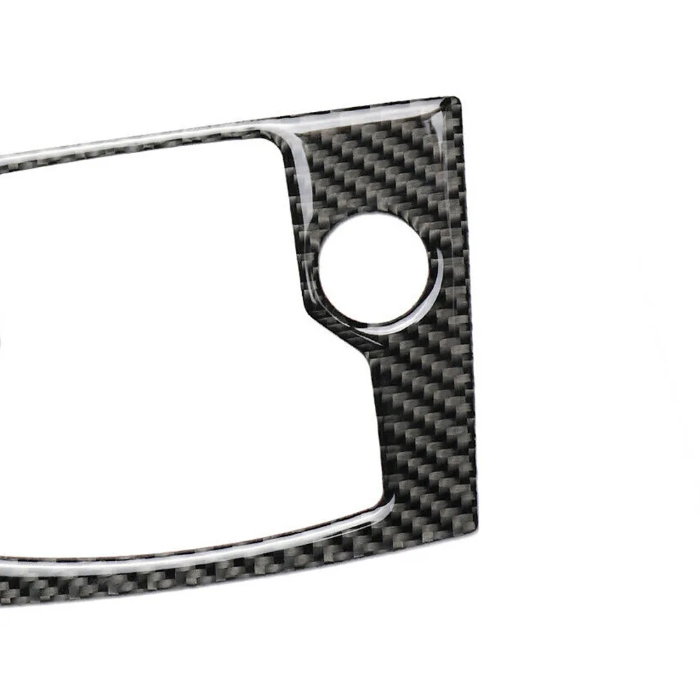 

For MAZDA 3 Axela 2017-2018 Car Carbon Fiber Multimedia Buttons Cover Trim Sticker Center Console Interior Car Accessories