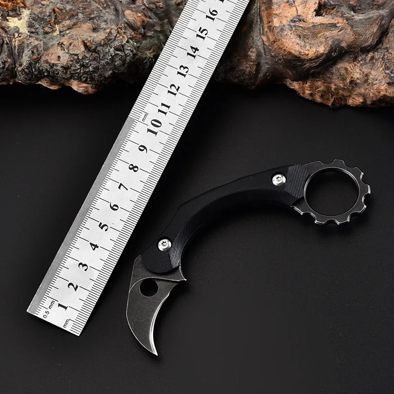 Нож с фиксированным лезвием, тактический нож с оболочкой Kydex, Коготь Karambit для охоты на открытом воздухе, выживания, тактического, приключенческого инструмента