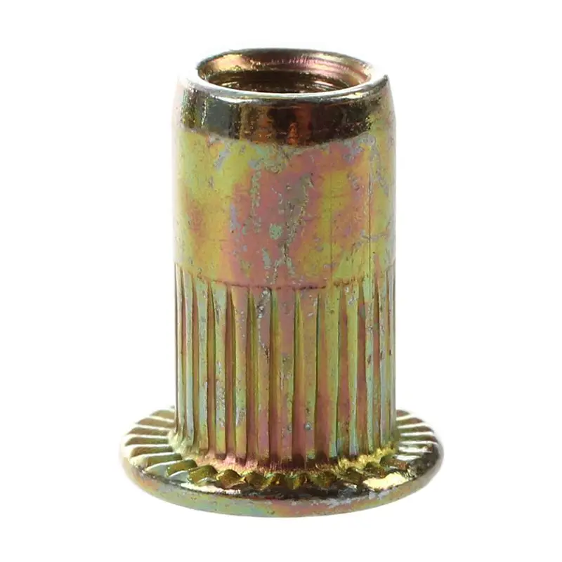 50 шт. M10/M12/M8/M5/M6/M4/M4 плоская головка заклепочная гайка инструмент для украшения