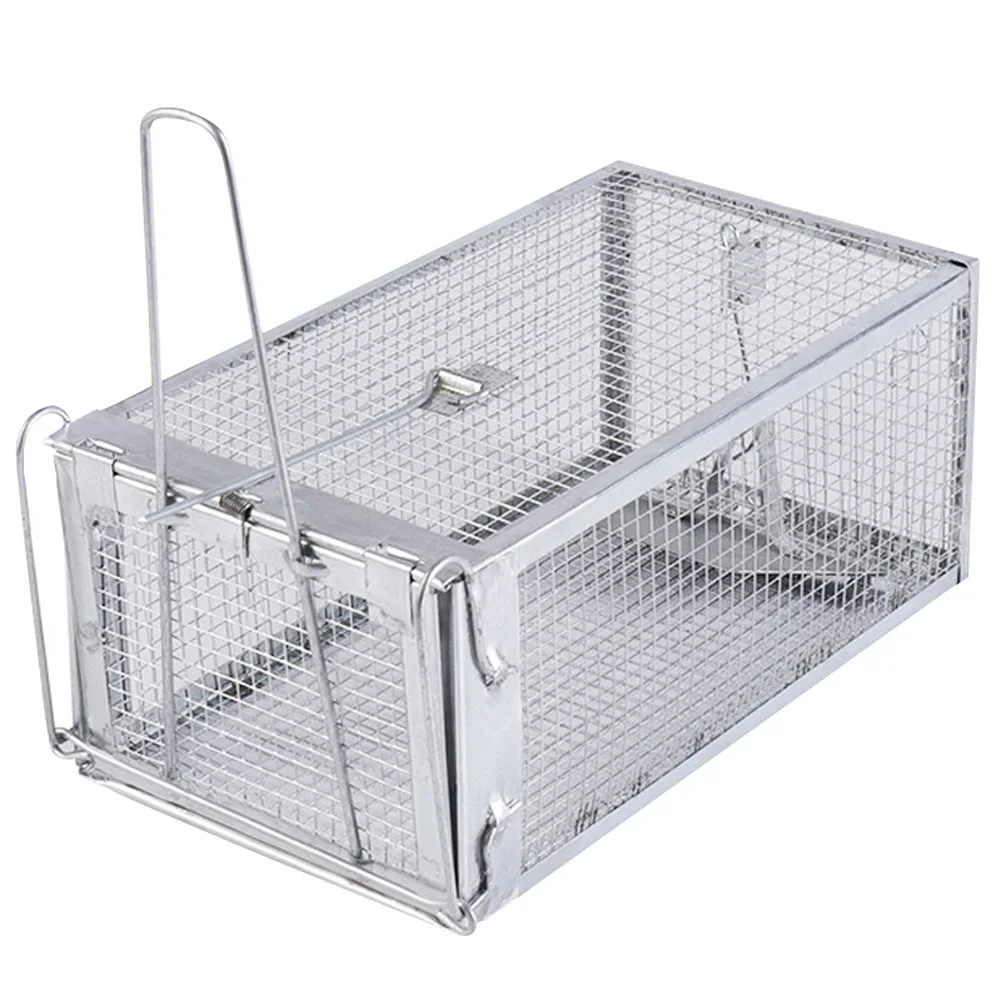 

Rat Trap Live Chipmunk Mouse Cage Trap Bait Rodent Repeller Catch for Indoor Outdoor Promotion