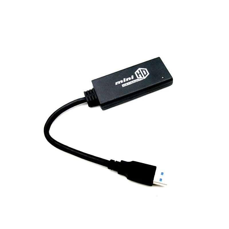 Larryjoe Высокоскоростной USB 3 0 к HDMI-совместимый штырь-гнездо HD 1080P видеокабель