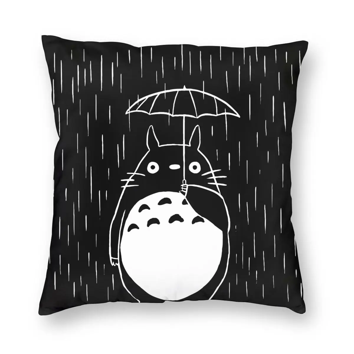 

Дождливый день диванные подушки, декоративная наволочка для подушки с героями из мультфильма «Мой сосед Тоторо Япония Забавный накидки на ...