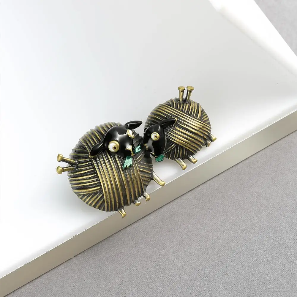 Neoglory новый креативный дизайн забавные броши в виде мультяшных овец и животных