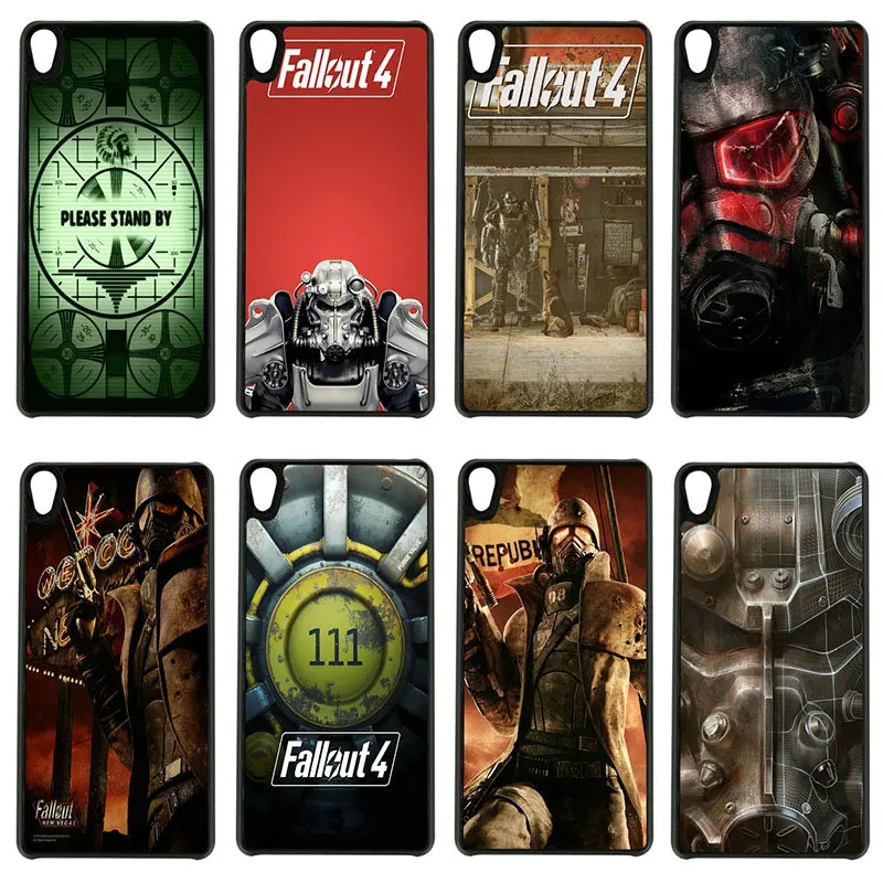 Твердый PC чехол Fallout 4 видео игры задняя крышка сотового телефона чехлы для Sony Xperia