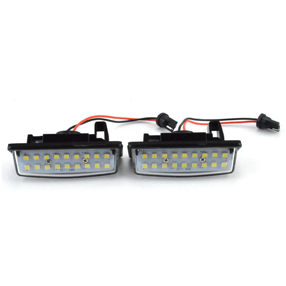 2 шт. без ошибок 18SMD светодиодный светильник номерного знака для Nissan TEANA J31 J32 Maxima Cefiro Altima Rogue Sentra