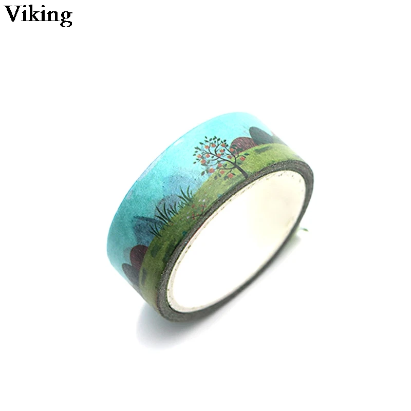 

20pcs/set 15mmX5m Scenery Decorative Paper Washi Tape Adhesive Tape Stationery Scrapbooking Stickers Masking Tapes G0136