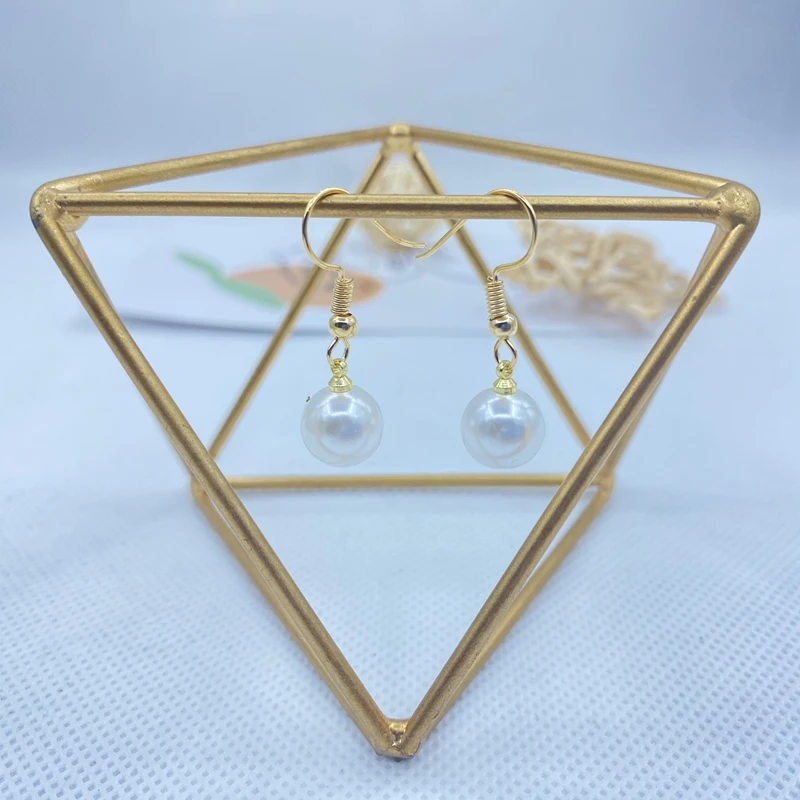 

New Korean style jewelry freshwater pearl earrings earrings temperament goddess with ear hooks