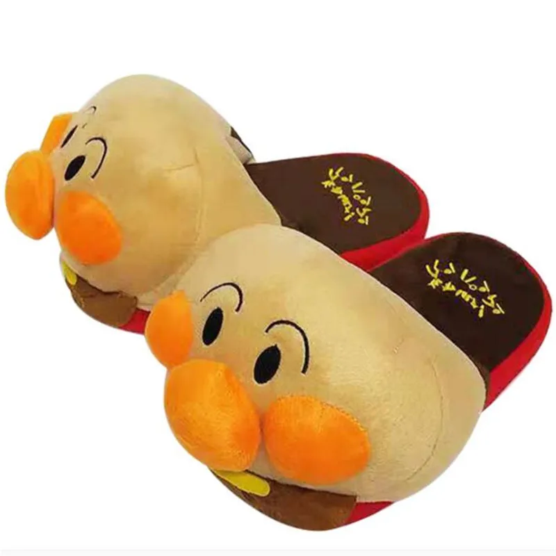 

Зимние плюшевые шлепанцы для женщин и мужчин, меховые шлепанцы с мультяшным животным, теплые домашние шлепанцы для пар, хлопковые шлепанцы ...