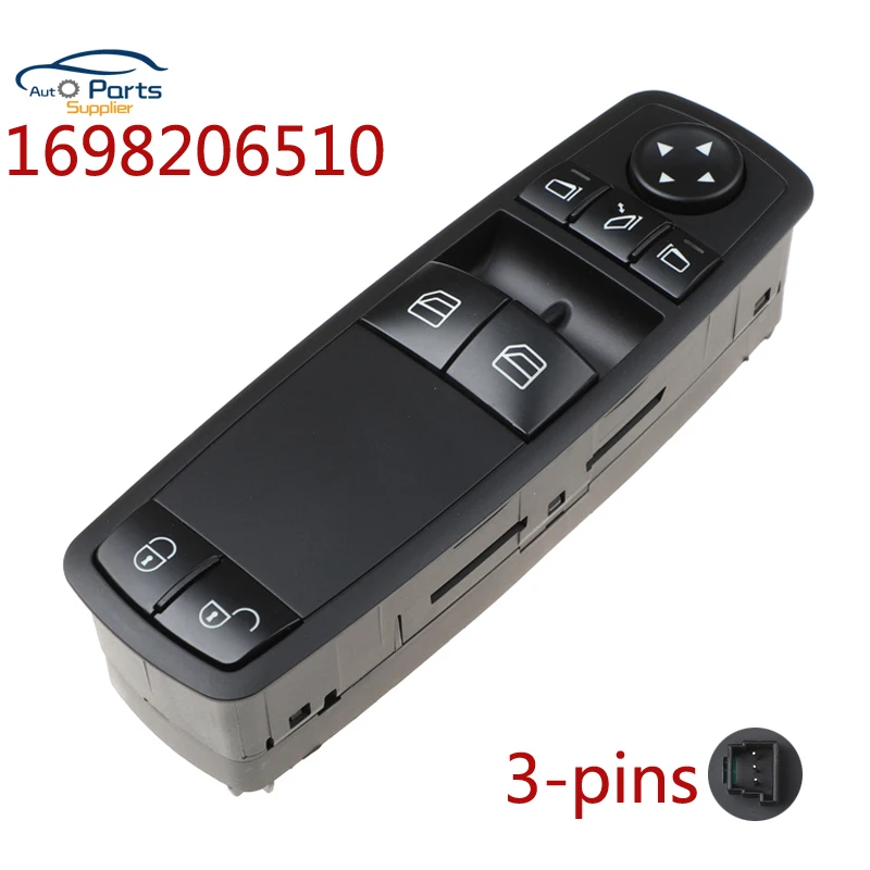 

New A1698206510 A1698206410 Door Window Mirror Master Switch For Mercedes-Benz A W169 B W245 ML W164 R W251 GL X164