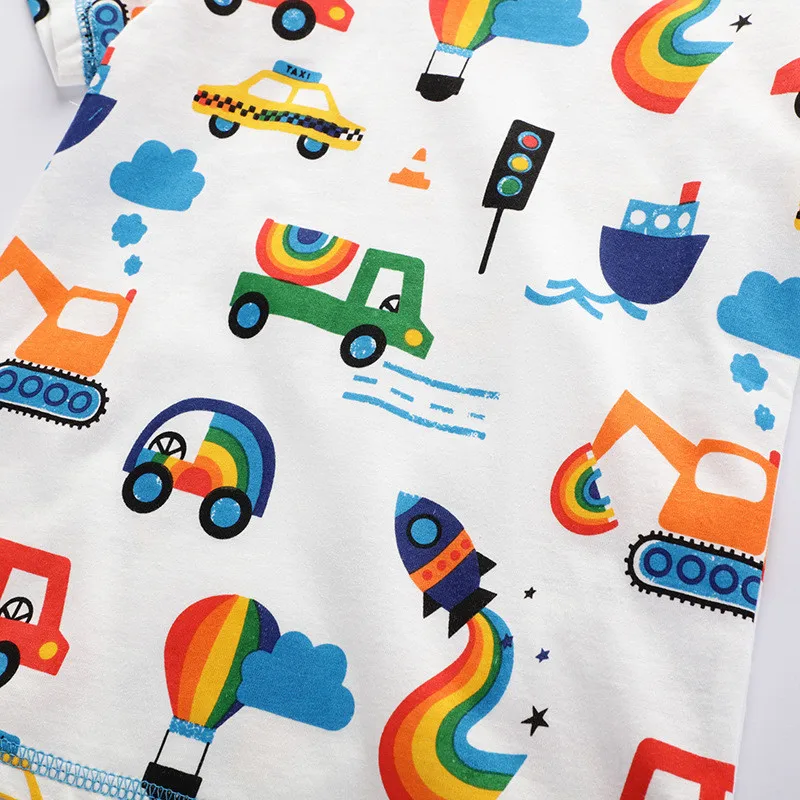 

Boy T shirt Summer New Cartoon Cars Boys T shirt Baby Boys Cotton New Style Top Tees Baby Clothes Kids Baby Tops