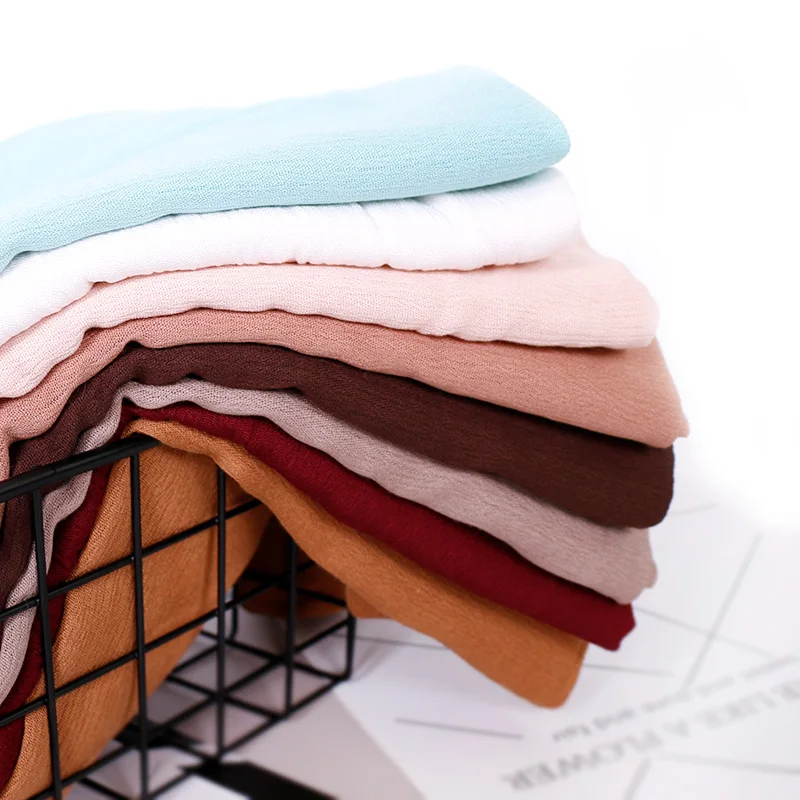 Женский шикарный хиджаб 2020 блестящая шаль однотонная бандана большой размер 100% *