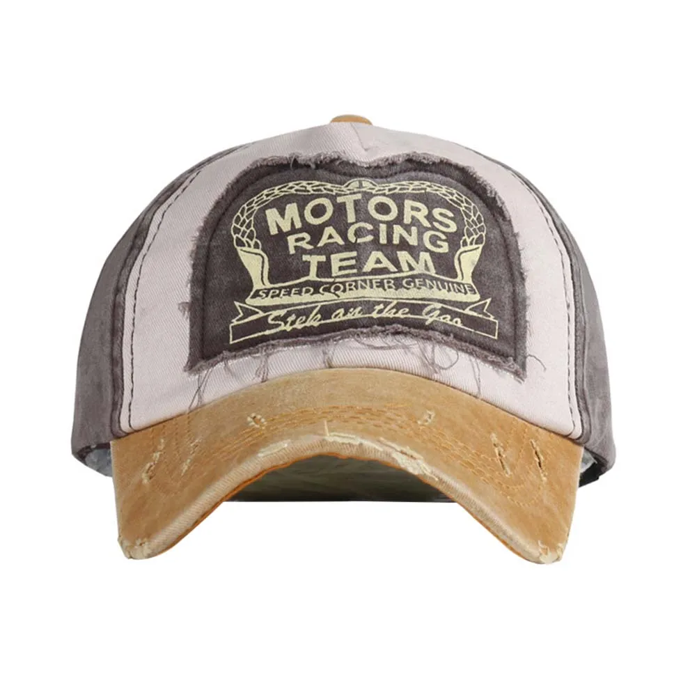 Спортивная хлопковая кепка с регулировкой джинсовый солнцезащитный козырек