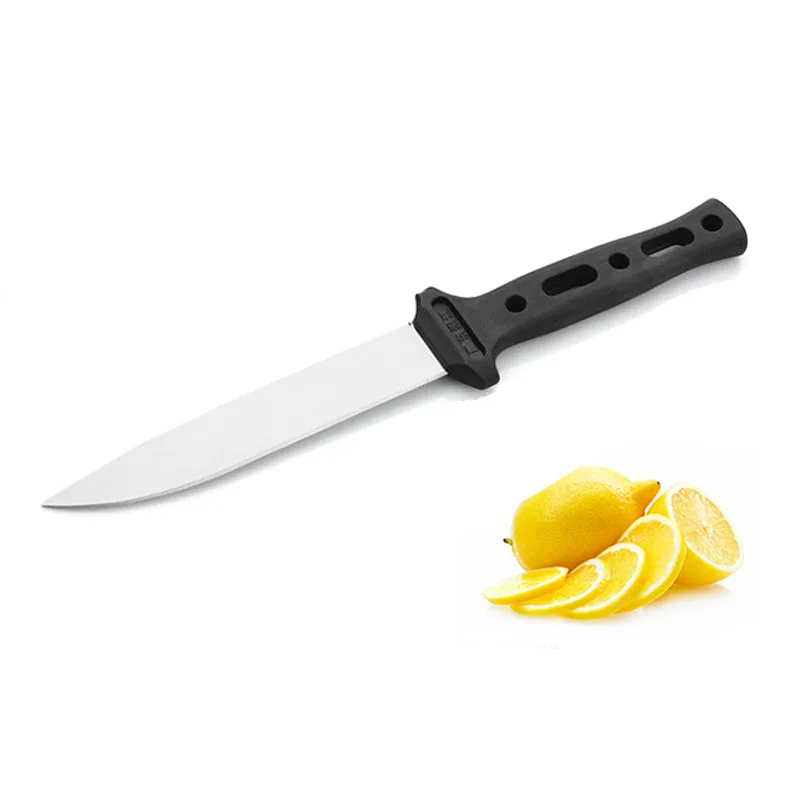 Высококачественный нож для фруктов из нержавеющей стали черный набор с пятью