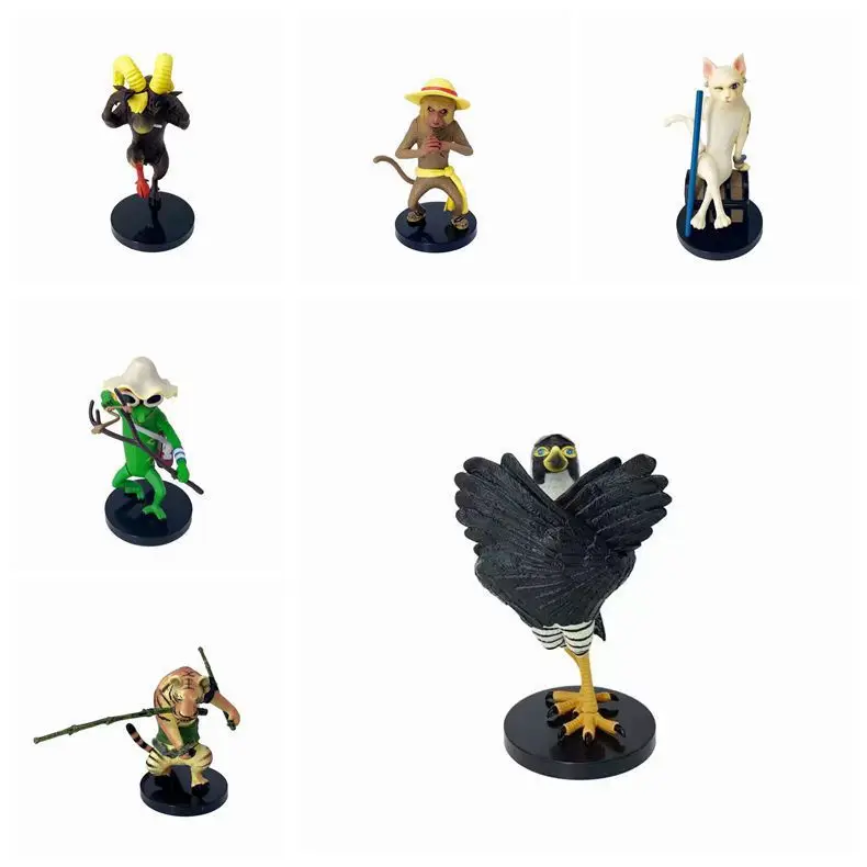 Аниме Рисунок 12 16 см Одна деталь животных резонансная томография Тигр Зоро/коза с