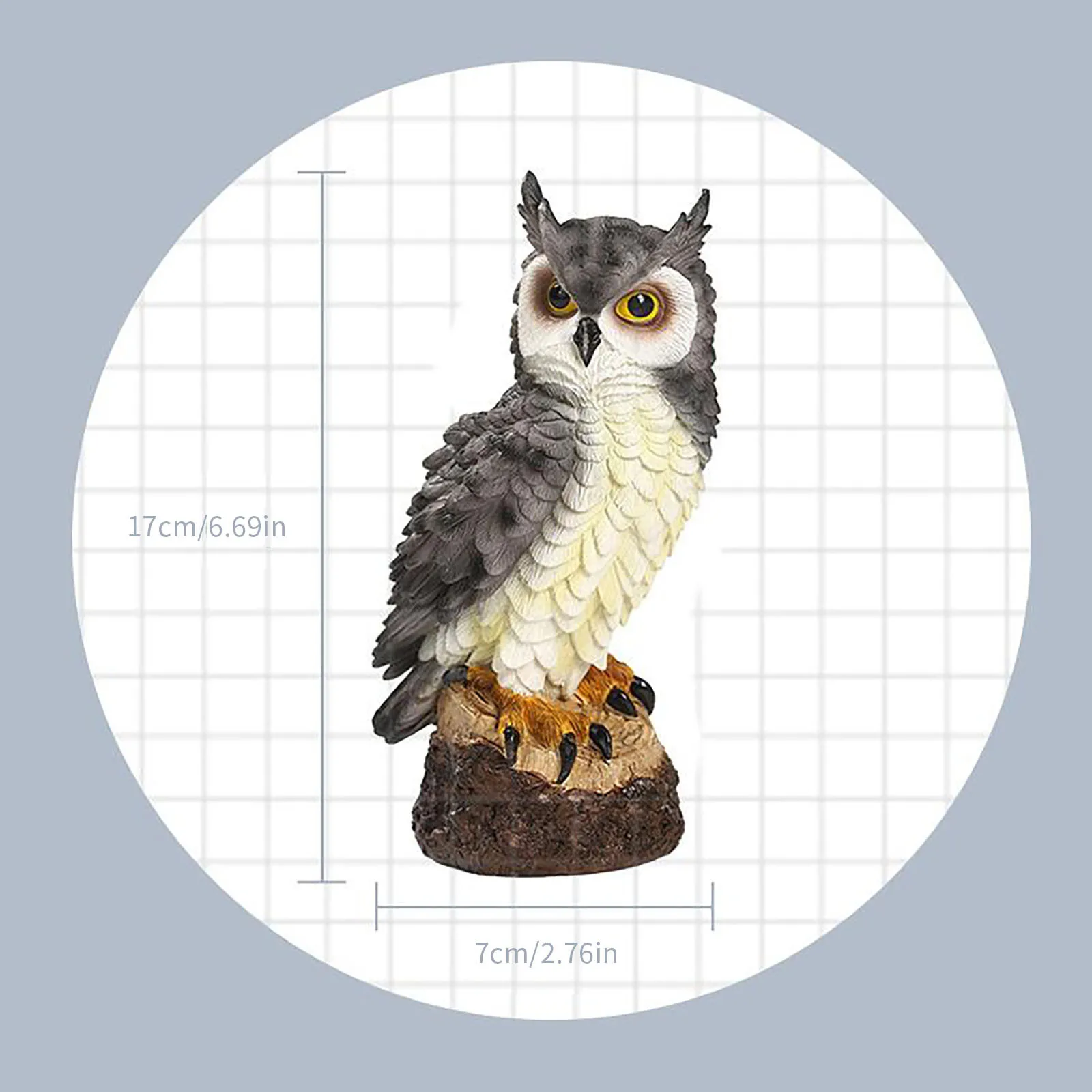 Главная садовая Смола животных ремесла Совы крыс и птицы украшения для сада | Дом
