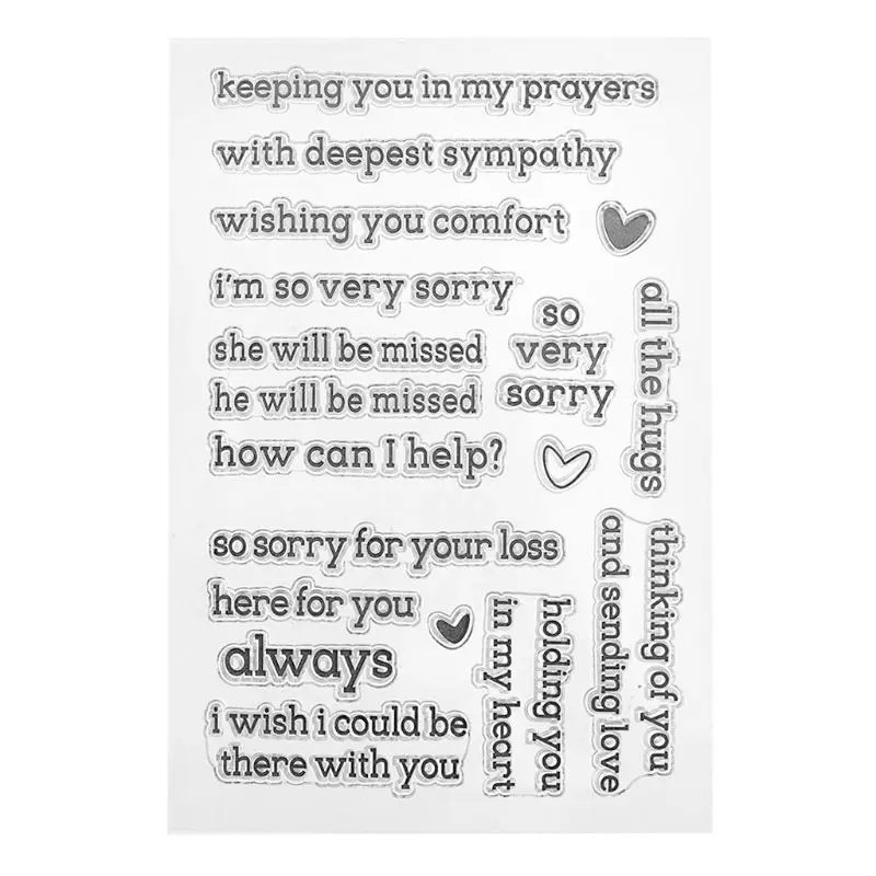 Силиконовые прозрачные штампы сделай сам для скрапбукинга фотоальбома бумажных