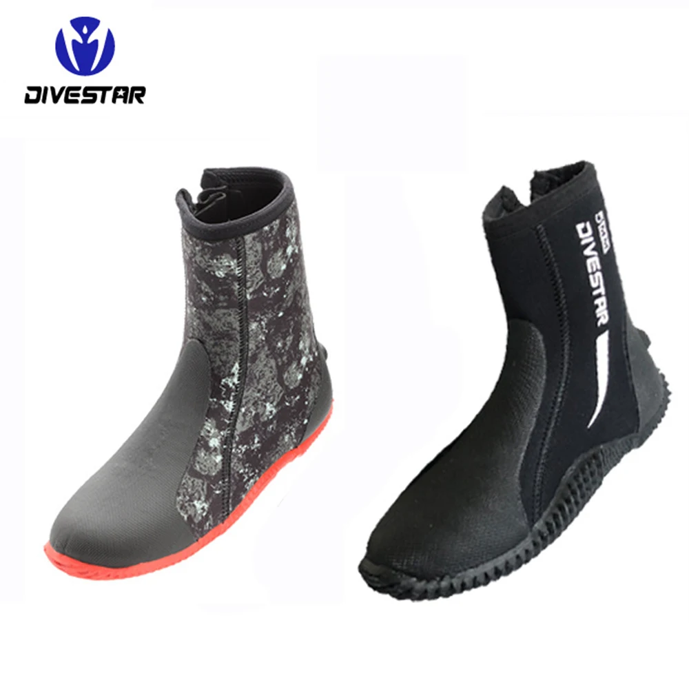 

5MM Neoprene Diving Boots Men And Women Beach Shoes Non-Slip Snorkeling Multifunctional Diving Boots Two Colors To Choose New