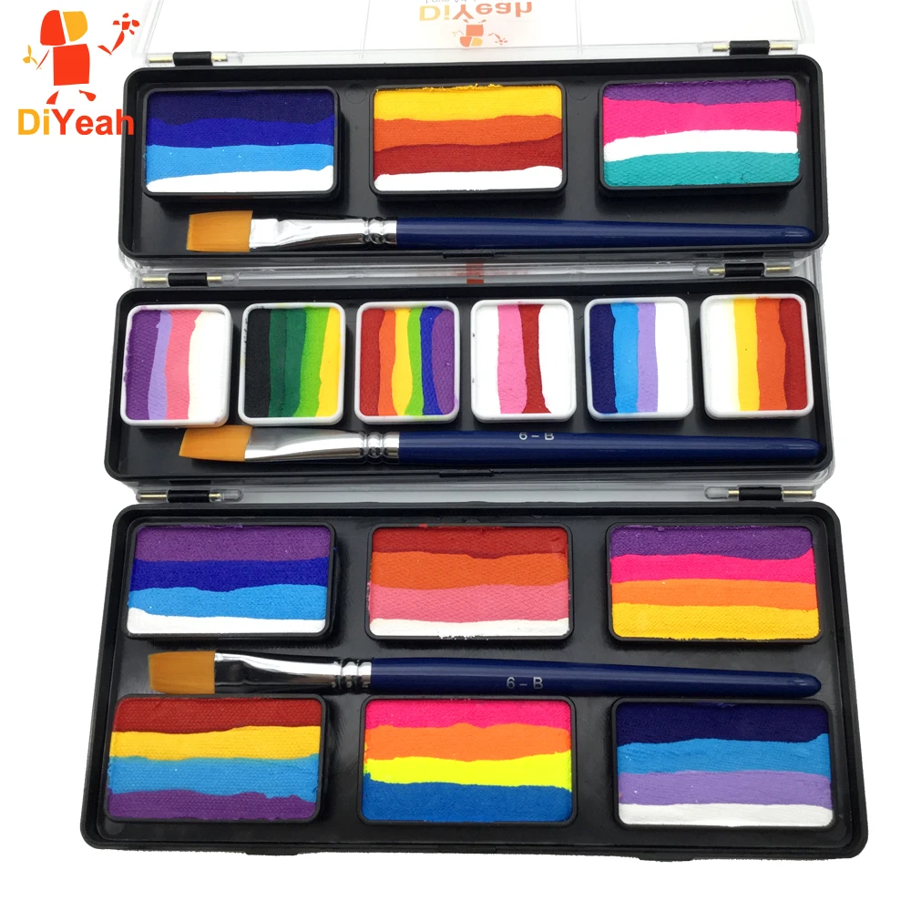 DiYeah Pro фестиваль чемпионата мира по футболу тела Краски ing играть клоуна для