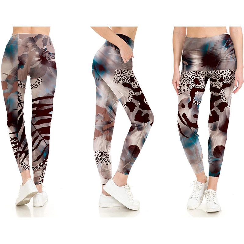 

New Design Pattern digital printing Leggings Womens Plus Size Fashions High Quality Fitness Leggins Comfoftable Soft Leggings