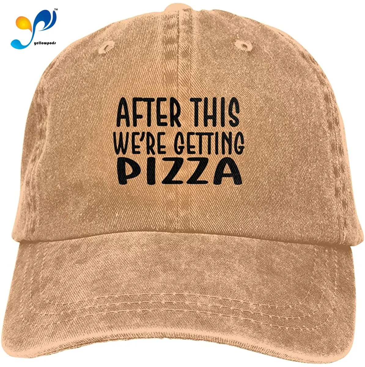 

After This We're Getting Pizza Unisex Soft Casquette Cap Fashion Hat Vintage Adjustable Baseball Caps